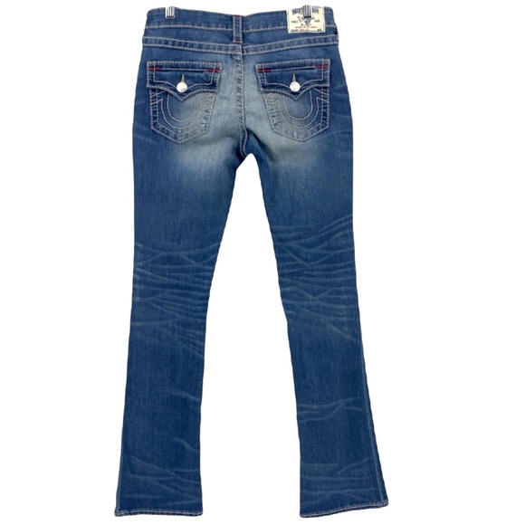 True religion distressed boot cut jeans Size 27 - Picture 1 of 13